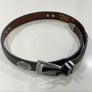 Zep-Pro University of Texas Concho Smooth Brown Leather Belt 32